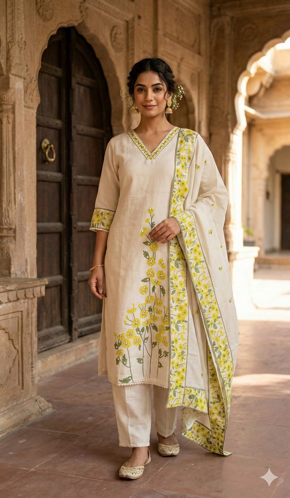 Haldi outfits at Hi Fashion Bengaluru